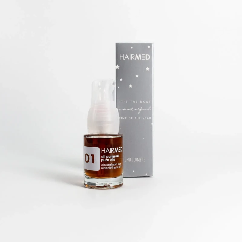 Olio per capelli luminosi O1 - Edizione Limitata Natale