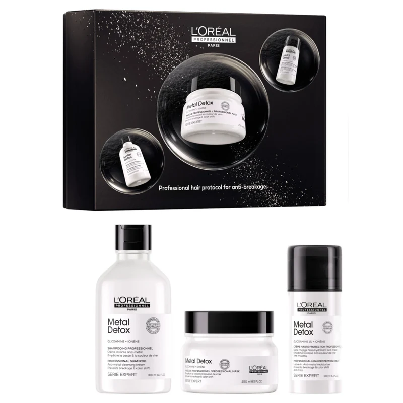 Cofanetto Regalo 2026 Metal Detox Trio L'Oréal Professionnel