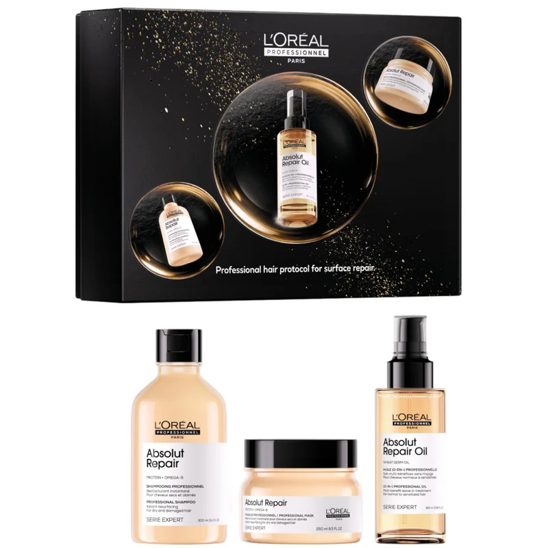 Cofanetto Natale 2026 Absolut Repair Trio L'Oréal Professionnel