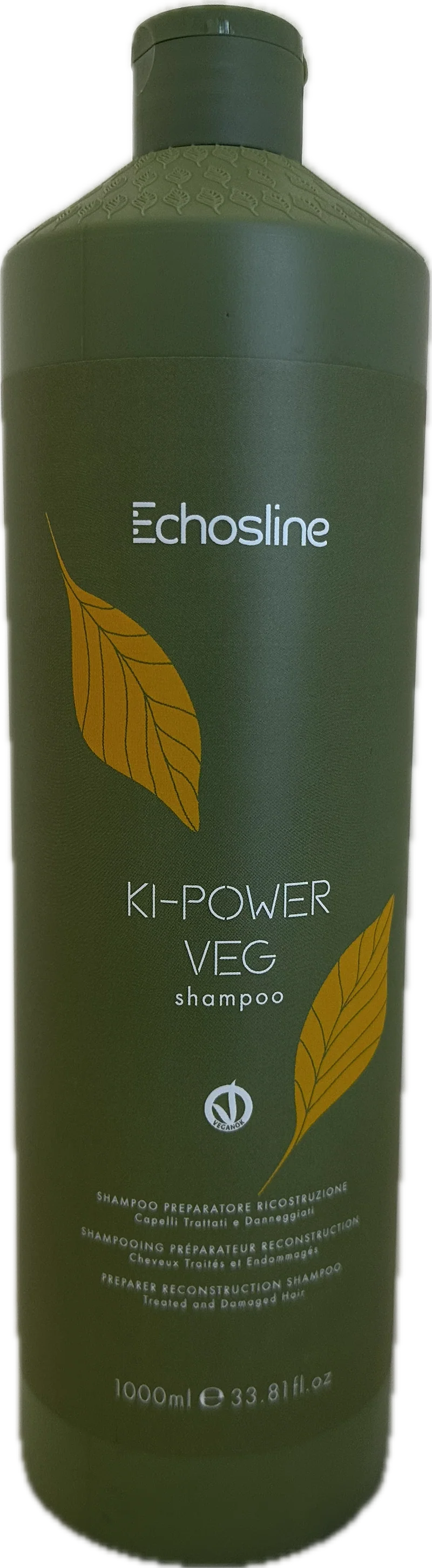 Echos Line Ki Power Veg Shampoo - Shampoo ricostruzione molecolare 1000 ml