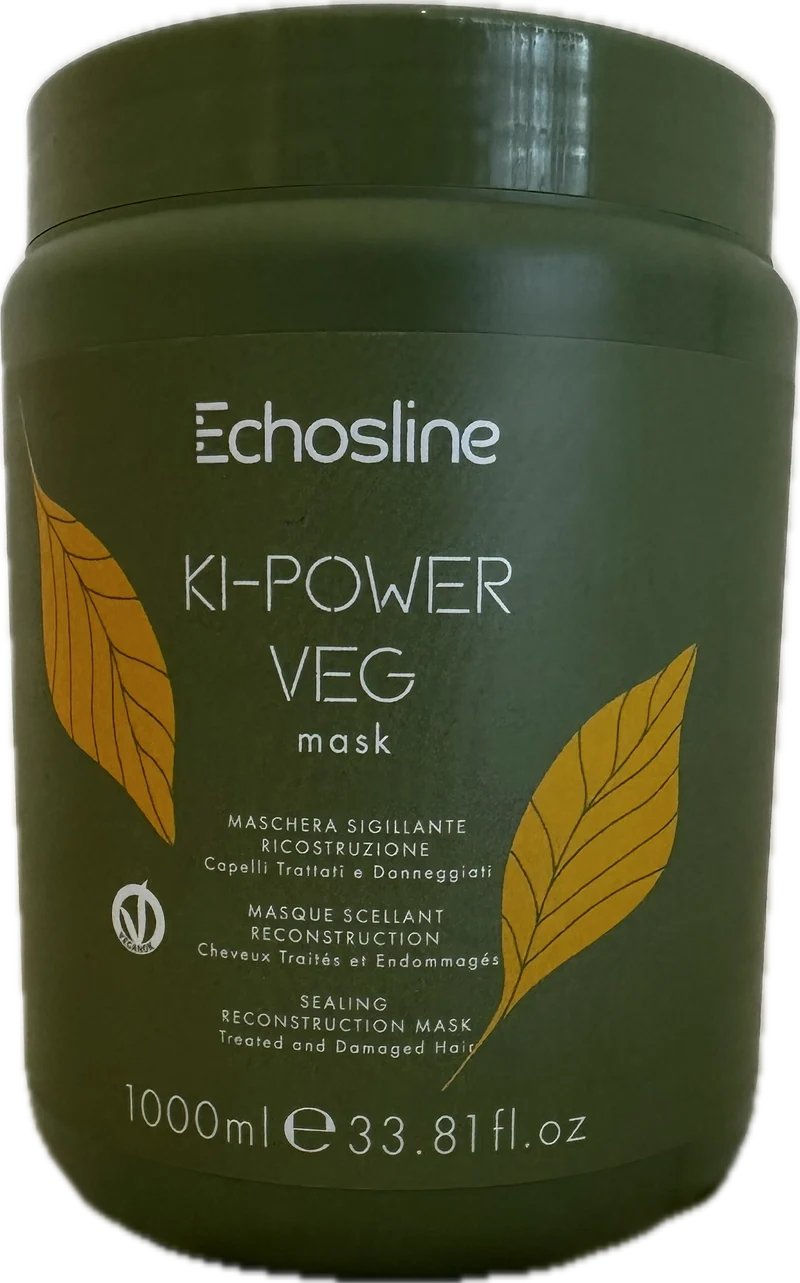 Echos Line Ki Power Veg Complex - Maschera sigillante ricostruzione 1000 ml