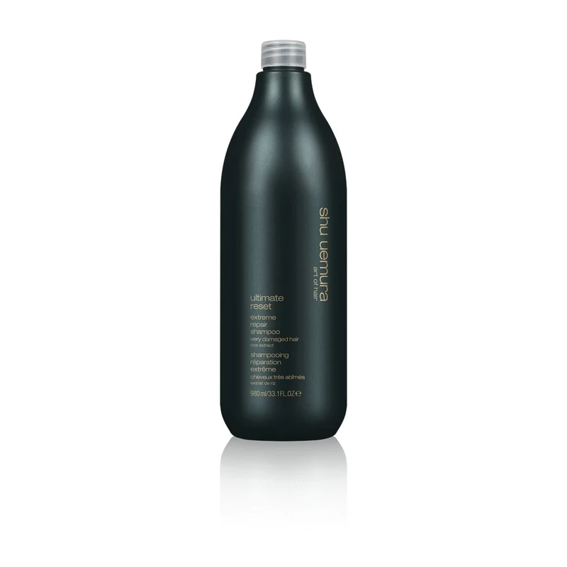 Shu Uemura Ultimate Reset Shampoo 980ml per Capelli Molto Danneggiati da Decolorazioni e Stirature