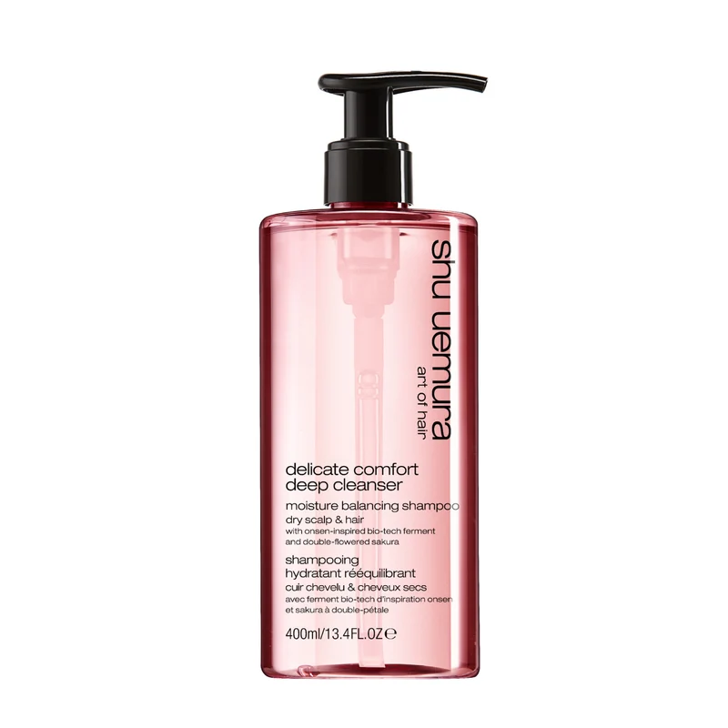 Shu Uemura Deep Cleansers Delicate Comfort Shampoo 400ml per Cute Sensibile e Capelli Secchi