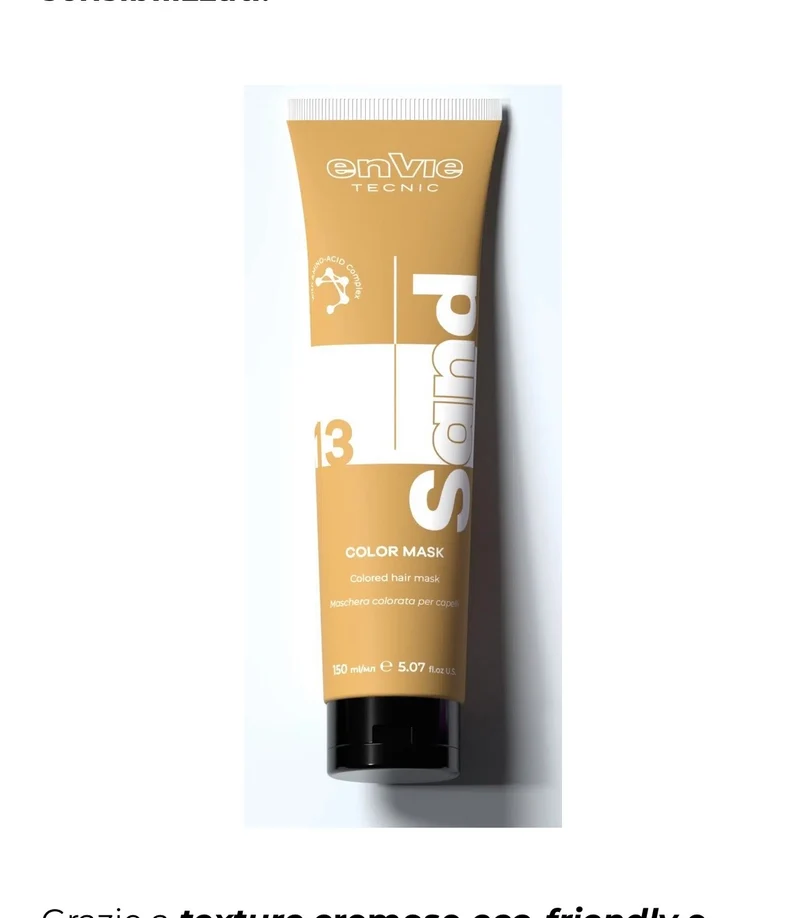 ENVIE COLOR MASK 150ML COLORE SABBIA