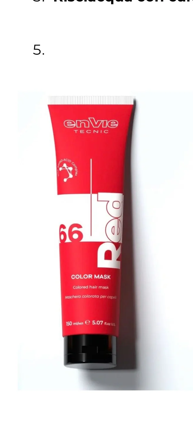 ENVIE COLOR MASK 150ML COLORE ROSSO
