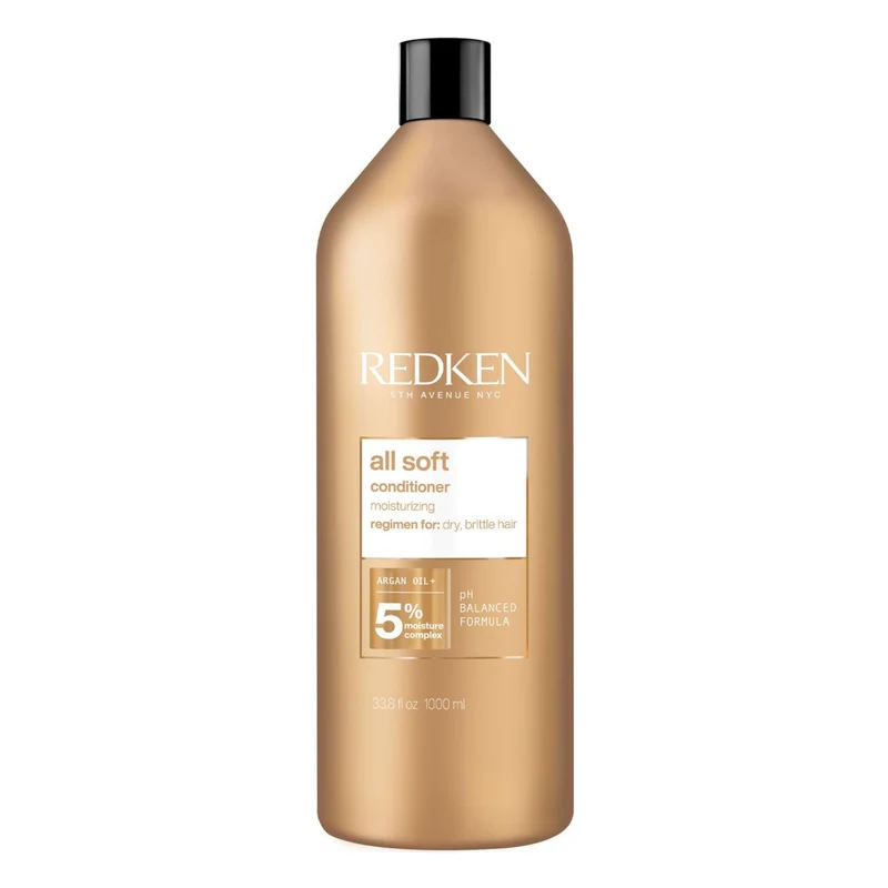 Redken All Soft Conditioner 1000 ML – Balsamo Professionale per Capelli Secchi