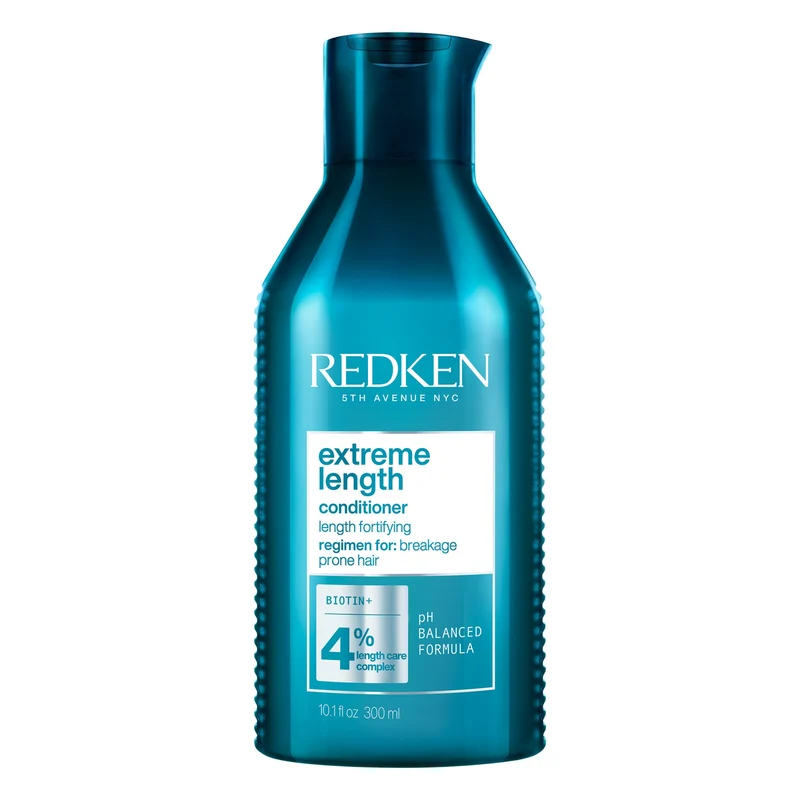 Redken Extreme Length Conditioner 300ml – Balsamo Rinforzante Capelli Lunghi Fragili e Che Si Spezzano
