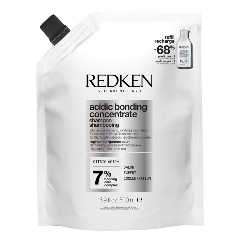 Redken Acidic Bonding Concentrate Shampoo 500ml Refill – Ricarica Shampoo Riparatore Capelli Danneggiati