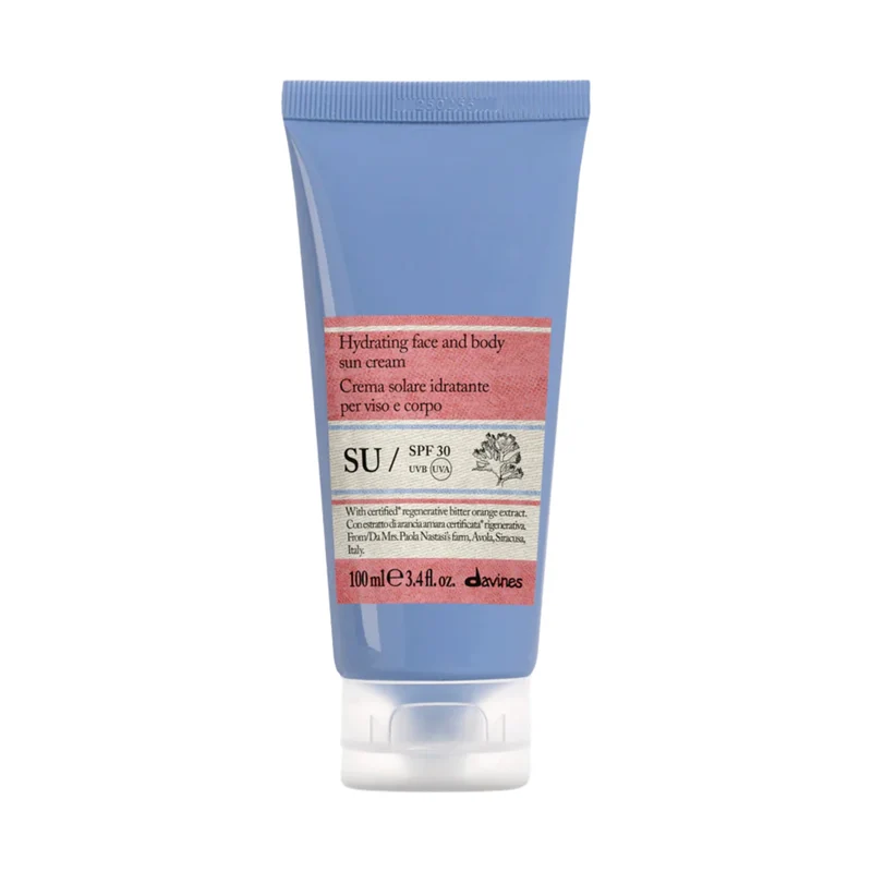 Davines SU Protective Cream SPF 30 – Protezione Solare Idratante Viso e Corpo 100ml