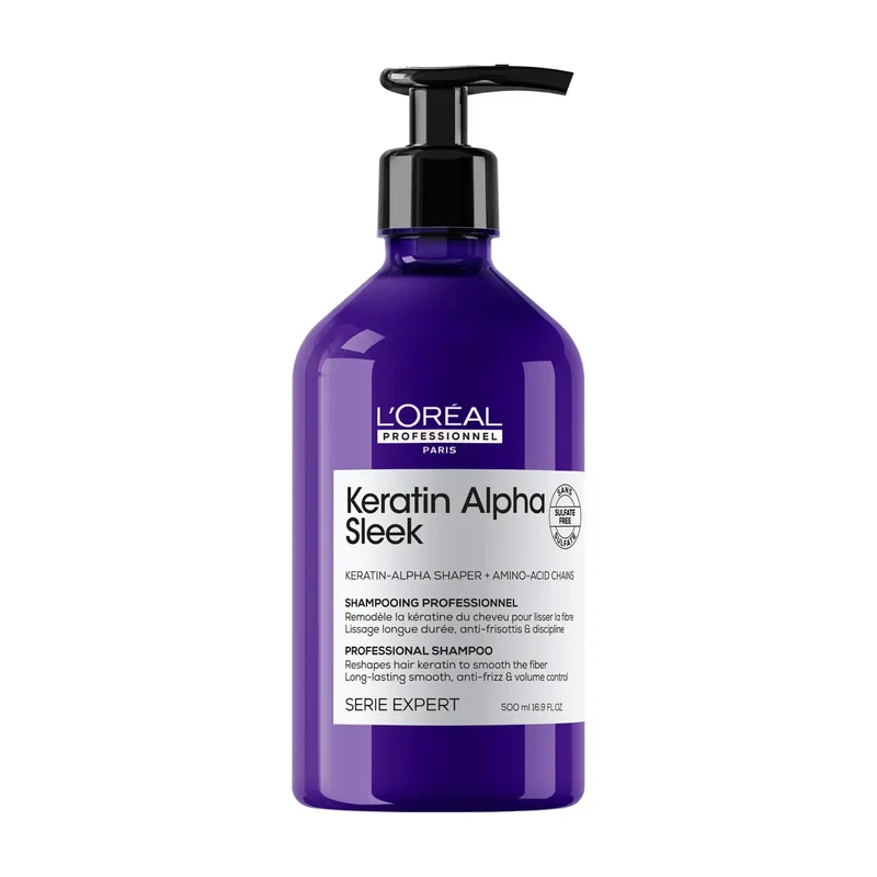 L'Oréal Professionnel Keratin Alpha Sleek Shampoo 500ml
