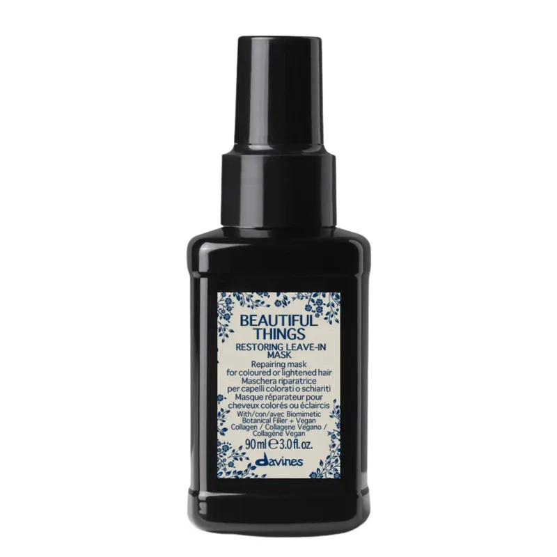 Davines Beautiful Things Restoring Leave-in Mask 90ml – Maschera Senza Risciacquo Riparatrice e Termoprotettiva