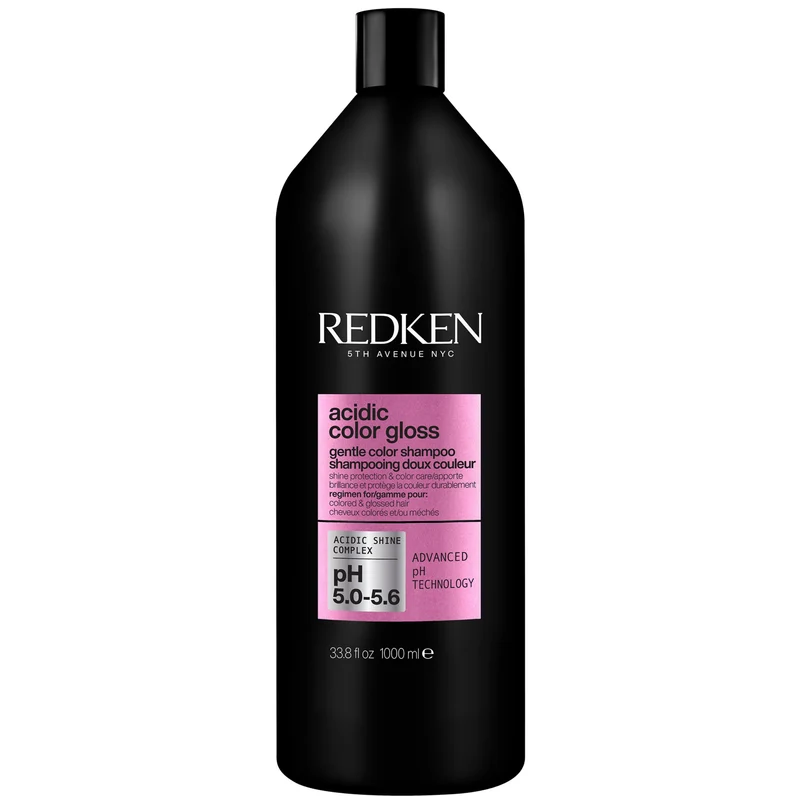 Redken Acidic Color Gloss Shampoo 1000ml – Shampoo Professionale per Capelli Colorati Luminosi