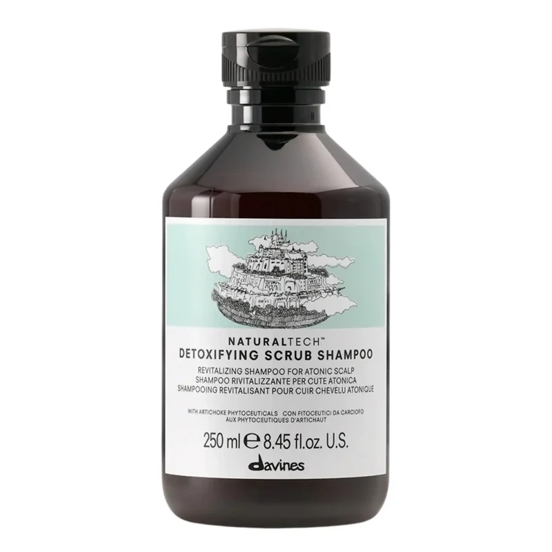Davines Detoxifying Scrub Shampoo 250ml Scrub Purificante Cute