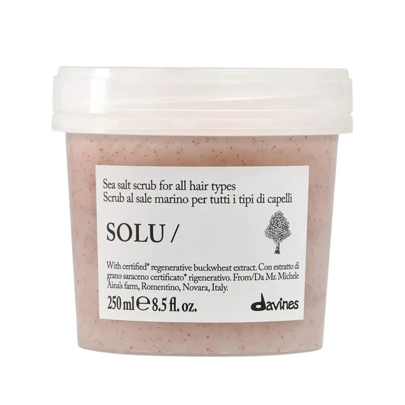 Davines SOLU Sea Salt Scrub 250ml Scrub Purificante Cuoio Capelluto