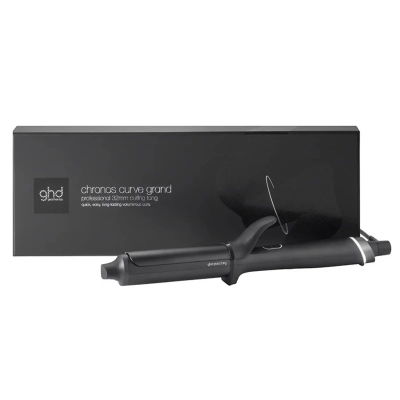 GHD Chronos Curve Grand Tong 32mm Ferro Professionale Ricci Voluminosi