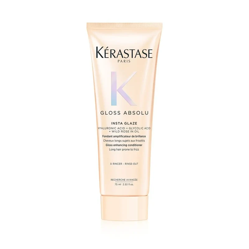 Kérastase Gloss Absolu Insta Glaze Balsamo 75 ml – Conditioner Effetto Gloss Anti-Crespo