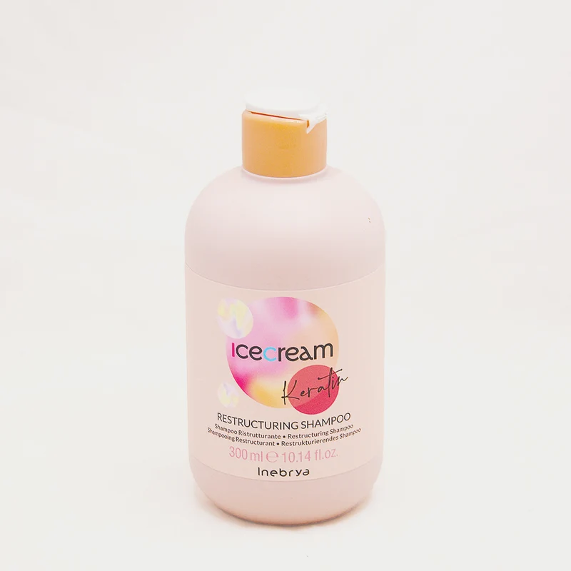 Inebrya Ice cream Keratin - Shampoo ristrutturante alla cheratina 1000ml