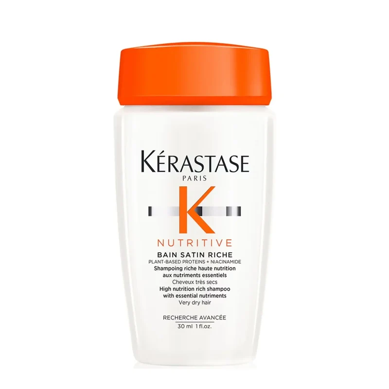 Kérastase Nutritive Bain Satin Riche 30 ml – Shampoo idratante ricco capelli molto secchi