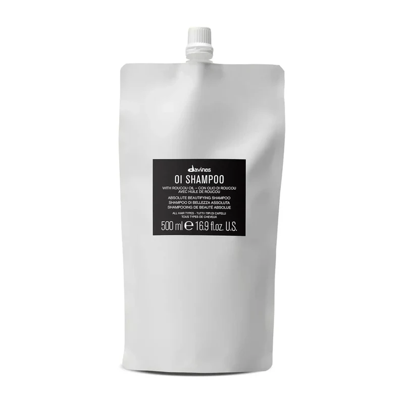 Davines OI Shampoo Ricarica 500 ml – Shampoo Illuminante e Nutriente per Tutti i Tipi di Capelli