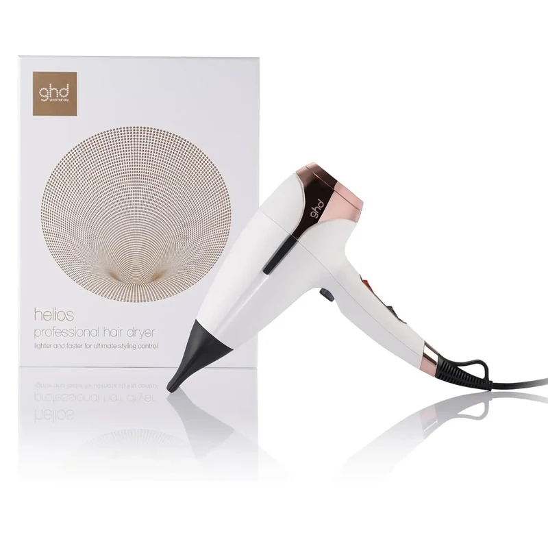 Ghd Helios Asciugacapelli Bianco – Phon Professionale Potente e Leggero
