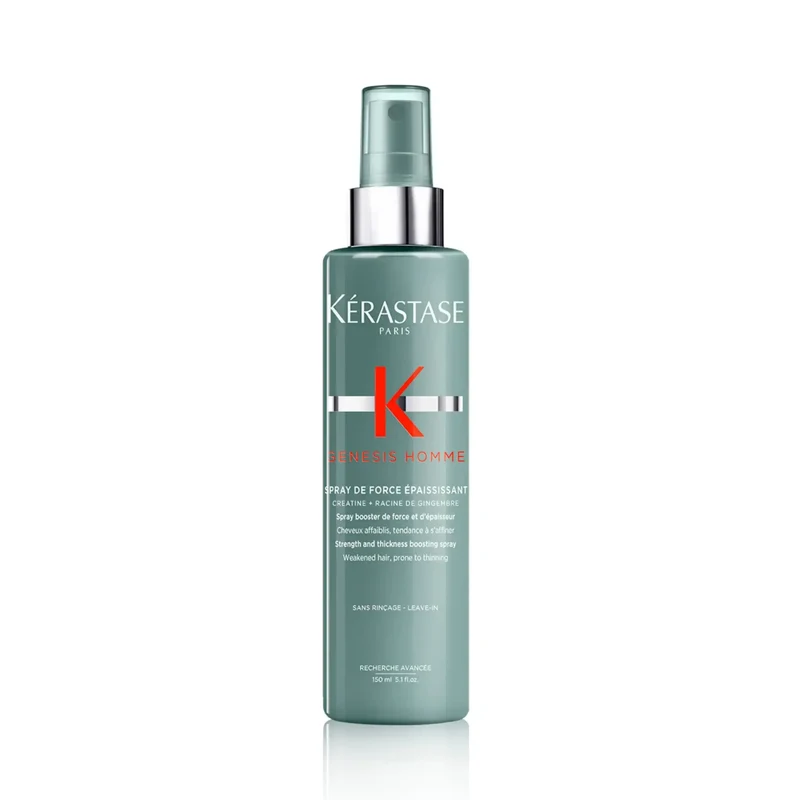 Kérastase Genesis Homme Spray de Force Épaississant 150 ml – Spray Ispessente Uomo per Capelli Sottili e Diradati