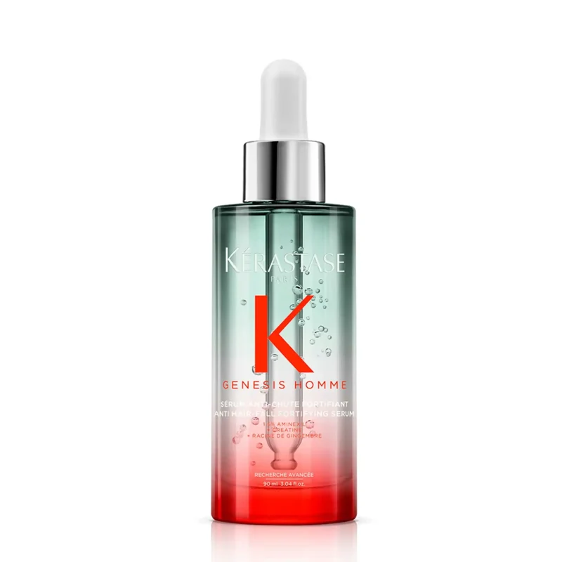 Kérastase Genesis Homme Sérum Anti-Chute Fortifiant 90 ml – Siero Anticaduta Uomo Rinforzante per Capelli Diradati