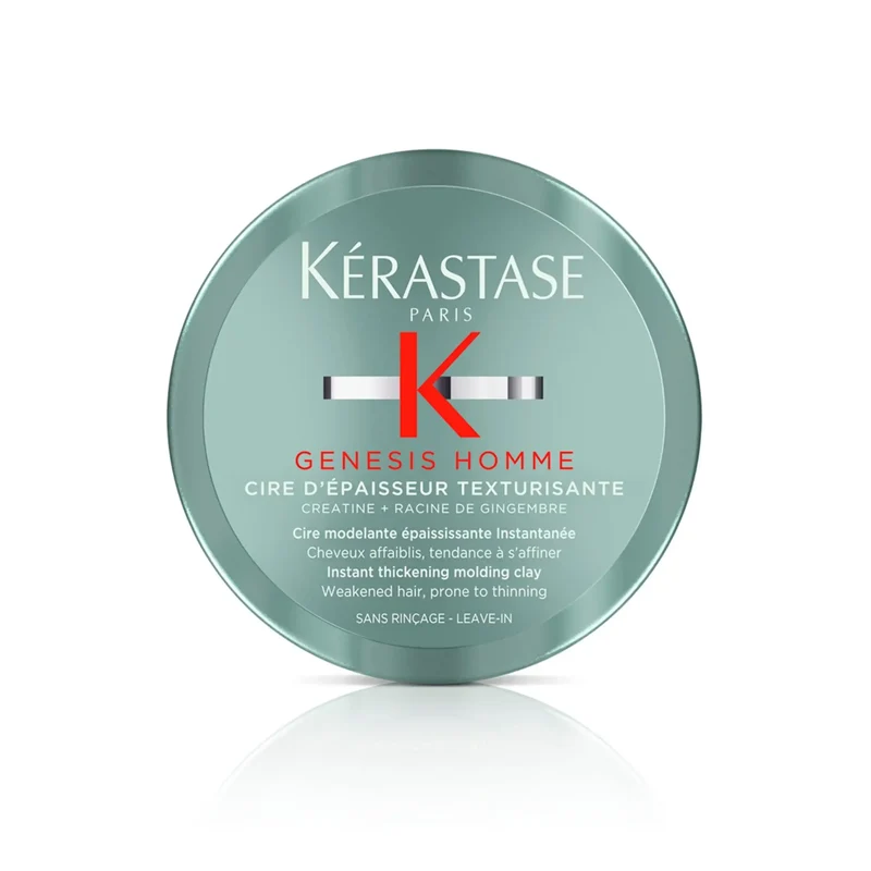 Kérastase Genesis Homme Cire d'Épaisseur Texturisante 75 ml – Cera Modellante Ispessente Uomo Effetto Opaco
