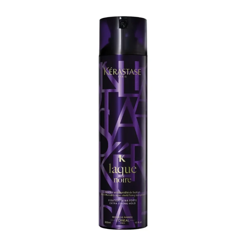 Kérastase Coiffage Couture Laque Noire 300 ml – Lacca Professionale a Tenuta Forte Anti-Umidità