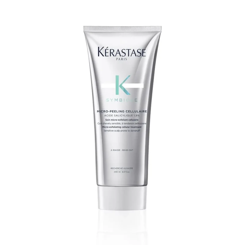 Kérastase Symbiose Micro-Peeling Cellulaire 200 ml – Trattamento Scrub Esfoliante Antiforfora per Cuoio Capelluto Sensibile