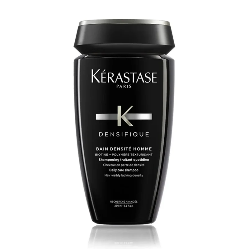 Kérastase Densifique Bain Densité Homme 250 ml – Shampoo Volumizzante Uomo per Capelli che Perdono Densità