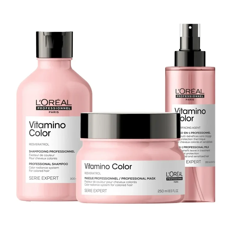 L'Oreal Vitamino Color Routine in 3 Step per Capelli Colorati