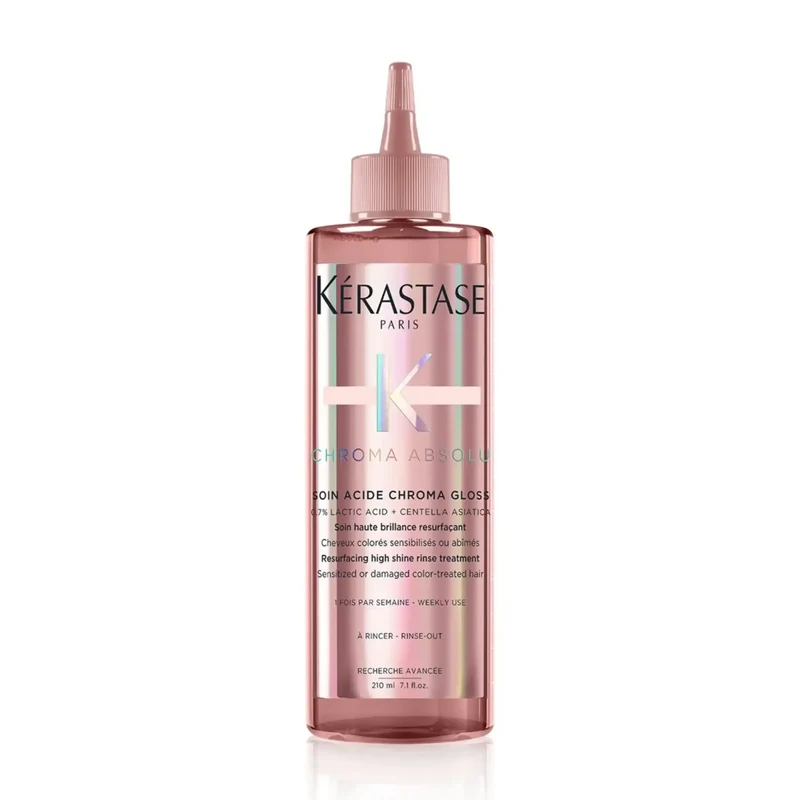 Kérastase Chroma Absolu Soin Acide Chroma Gloss 210 ml – Trattamento Illuminante per Capelli Colorati