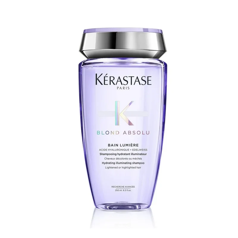 Kérastase Blond Absolu Bain Lumière 250 ml – Shampoo per Capelli Biondi , Grigi e Decolorati