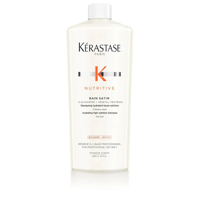 Kérastase Nutritive Bain Satin 1000 ml – Shampoo Idratante per Capelli Secchi