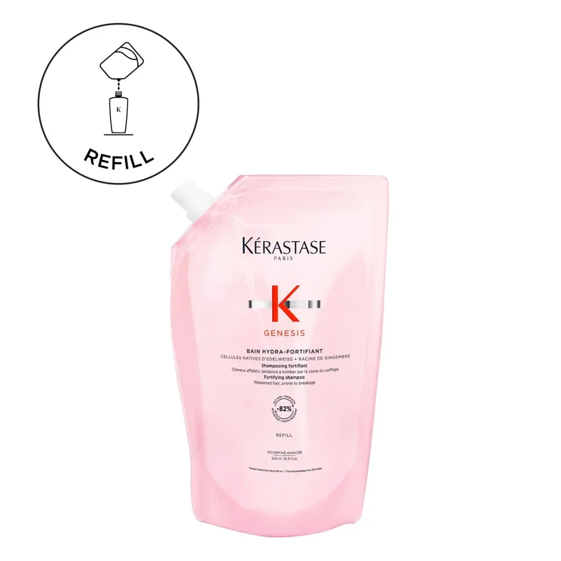 Kérastase Genesis Bain Hydra-Fortifiant Refill 500 ml - Ricarica shampoo anticaduta
