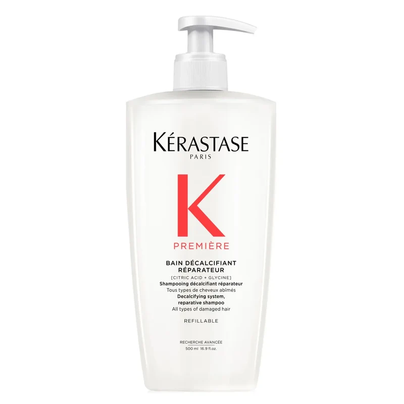 Kérastase Shampoo Capelli Danneggiati Première Bain Décalcifiant Réparateur 500 ml Ricaricabile