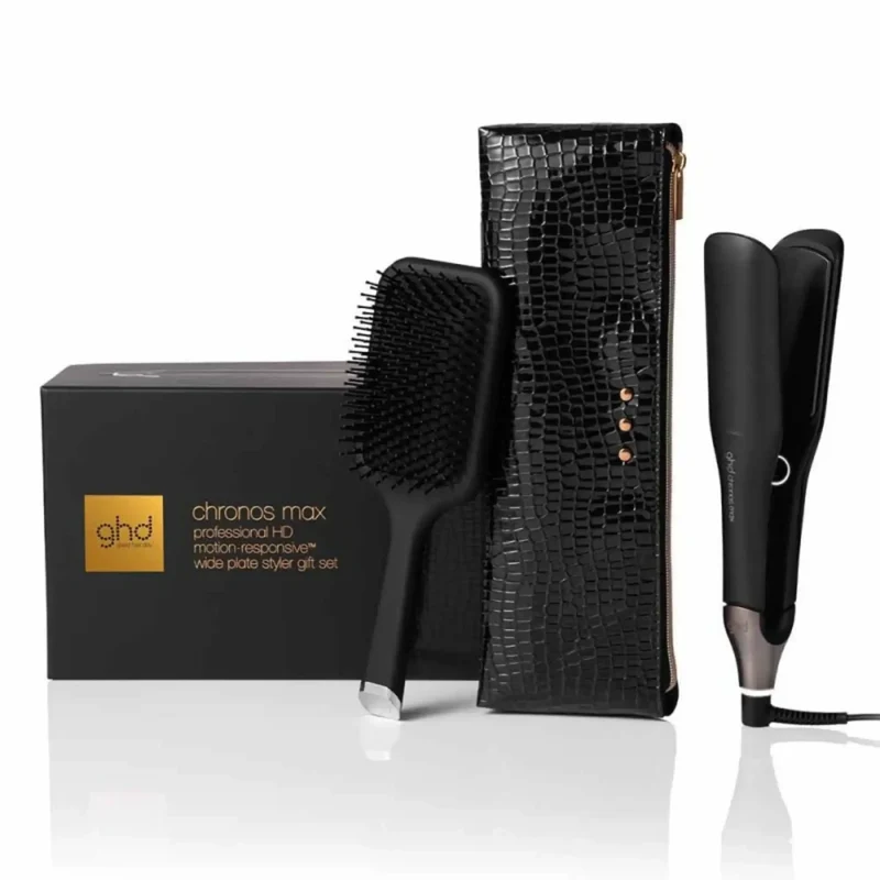Set Regalo ghd Chronos Max™ – Piastra Larga Professionale con Accessori