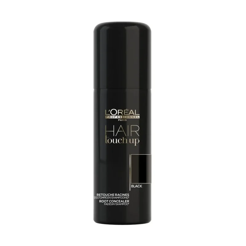 L’Oréal Professionnel Hair Touch Up Black 75ml - Spray Correttore di Ritocco sulla Ricrescita dei Capelli Bianchi