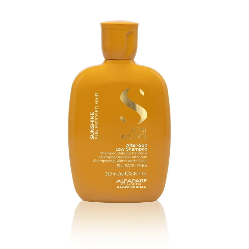 Alfaparf Milano Semi di Lino Sunshine After-Sun Low Shampoo 250ml - Per Capelli Esposti al Sole