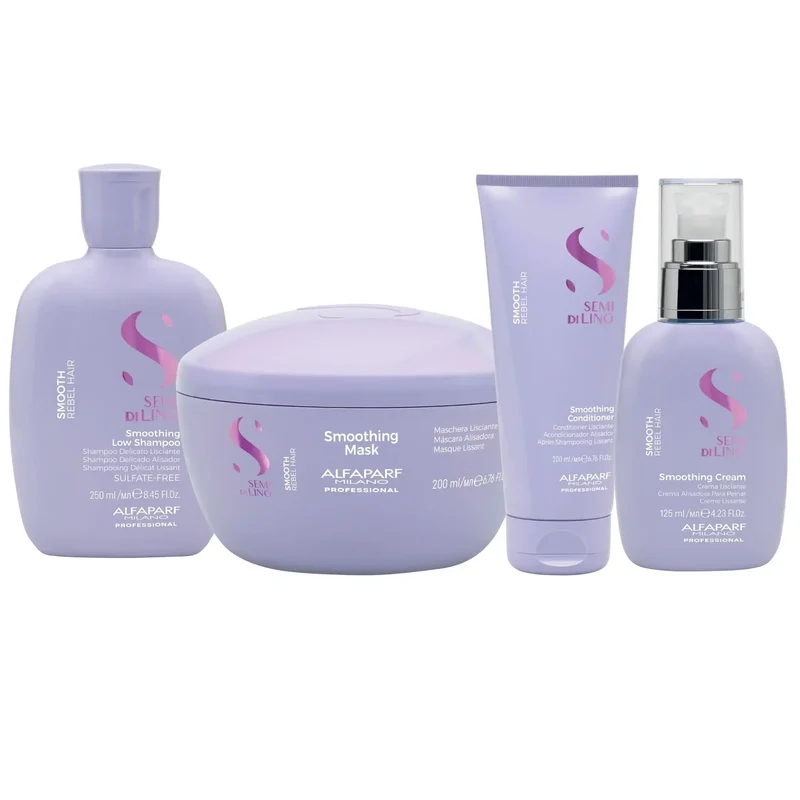 Routine Anticrespo - Alfaparf Semi di Lino Smoothing