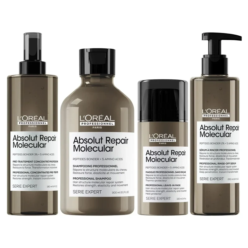 L'Oréal Professionnel Absolut Repair Molecular – Riparazione Molecolare Capelli in 4 Step