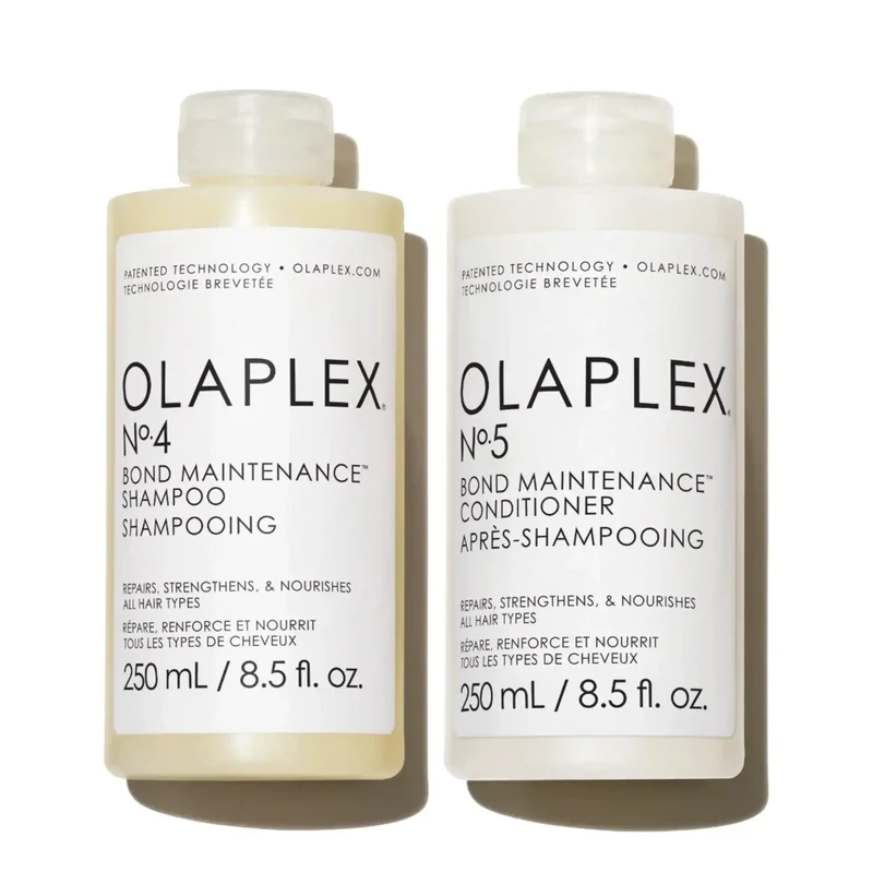 Set Olaplex Nº.4 & Nº.5 Bond Maintenance® – Shampoo + Balsamo 250ml per Capelli Forti, Morbidi e Protetti