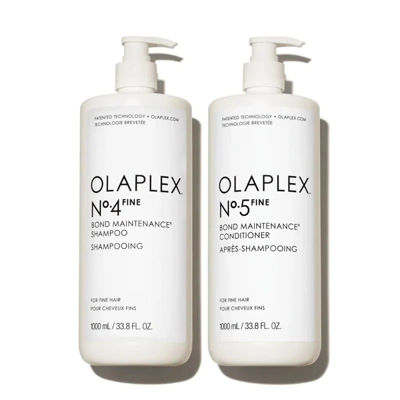 Bundle Olaplex Nº.4FINE + Nº.5FINE 1000ml – Trattamento Professionale Volumizzante per Capelli Fini