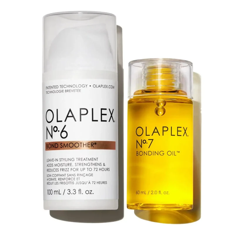 Olaplex Styling & Shine Set – No.6 Bond Smoother & No.7 Bonding Oil