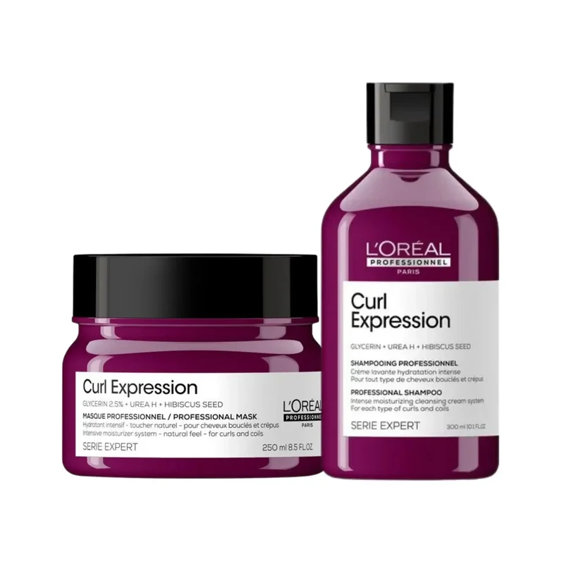 Set L'Oréal Professionnel Curl Expression – Shampoo 300 ml + Maschera 250 ml