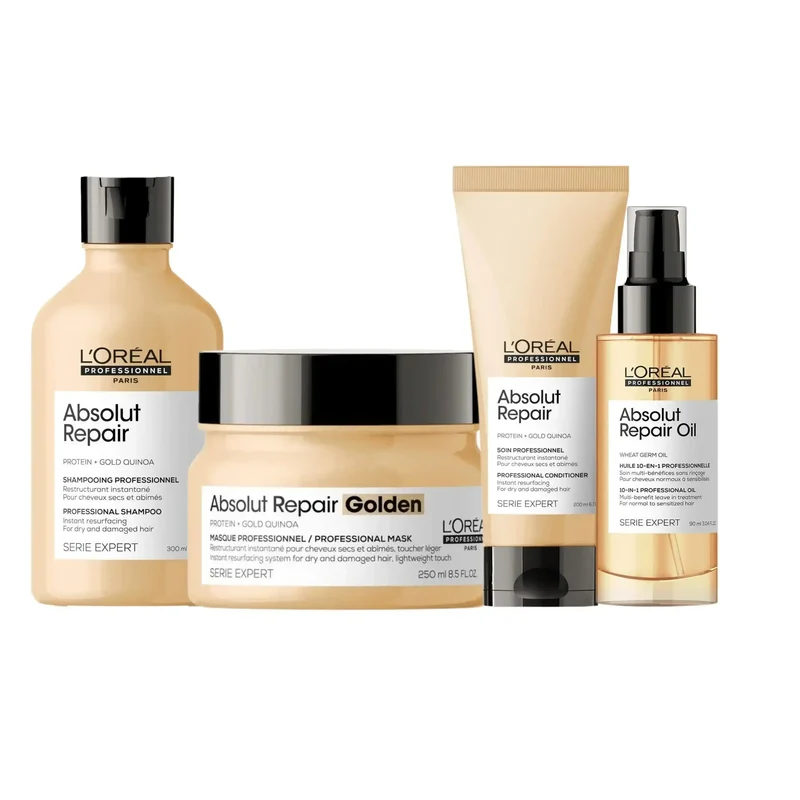 Kit Absolut Repair Golden 4 Step – L’Oréal Professionnel