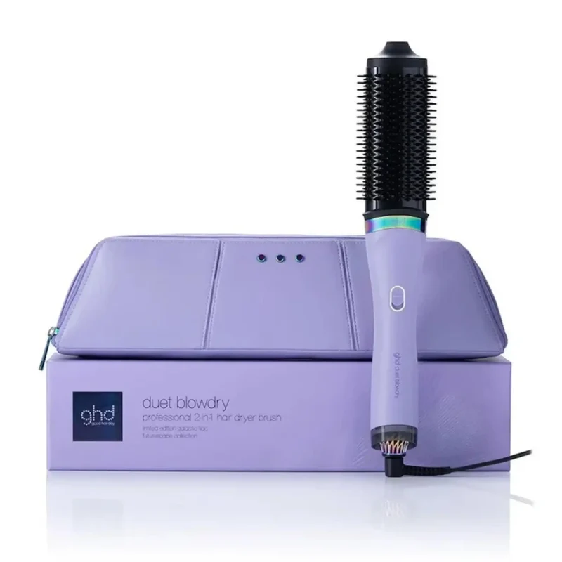 GHD Duet Blowdry - Spazzola Asciugacapelli 2 in 1 Viola Galattico (Edizione Limitata)