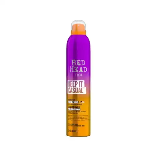 TIGI Bed Head Keep It Casual Hairspray 400ml – Lacca Leggera a Tenuta Flessibile per Styling Naturale