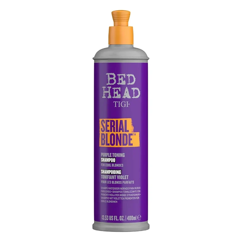 TIGI Bed Head Serial Blonde Shampoo 400ml – Shampoo Riparatore per Capelli Biondi