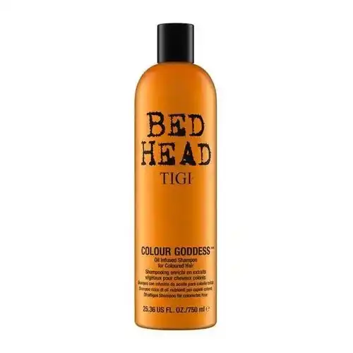 TIGI Bed Head Colour Goddess Oil Infused Shampoo 750ml | Protezione per Capelli Colorati